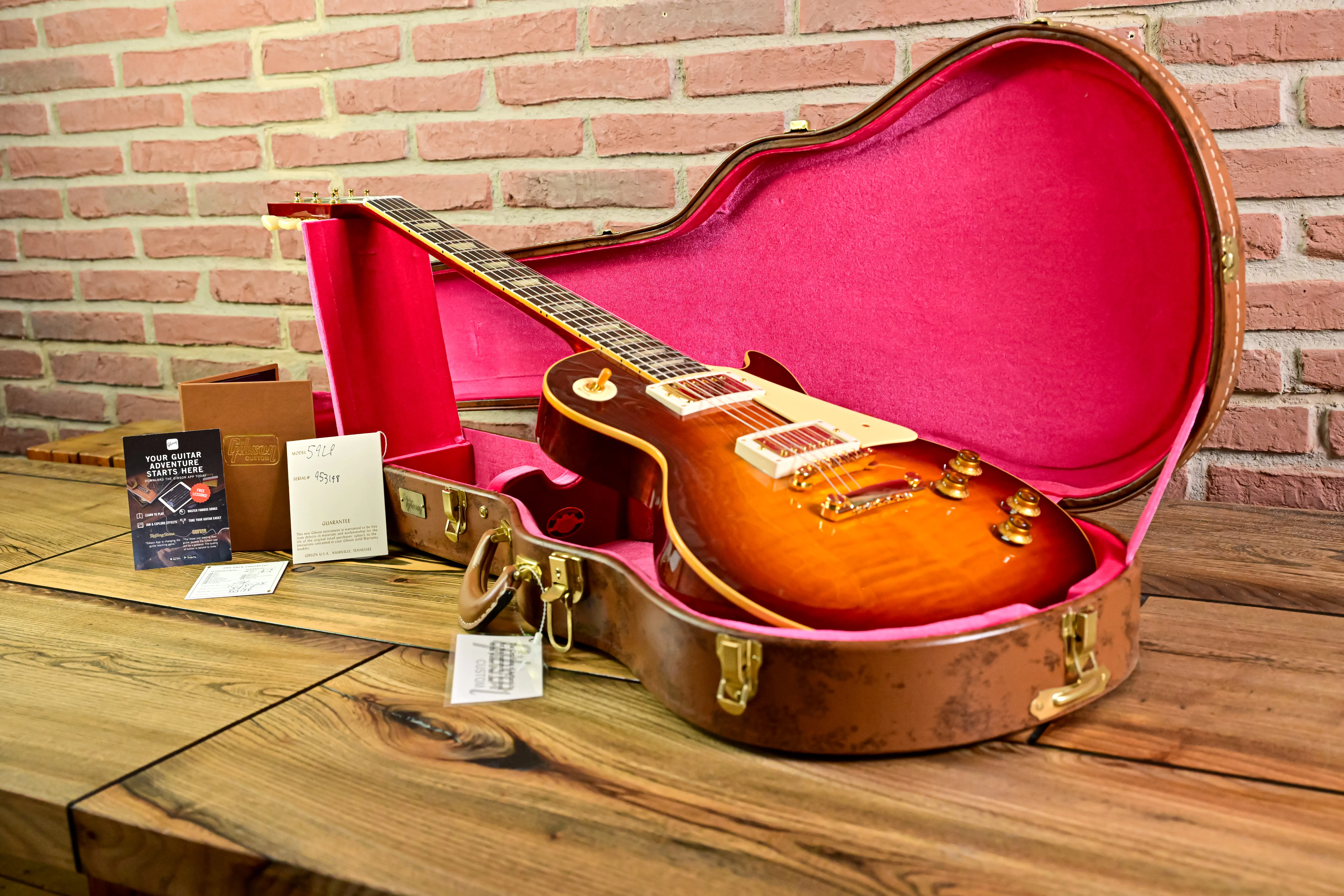 59 Les Paul Standard Dark Cherry Burst VOS M2M Custom Shop