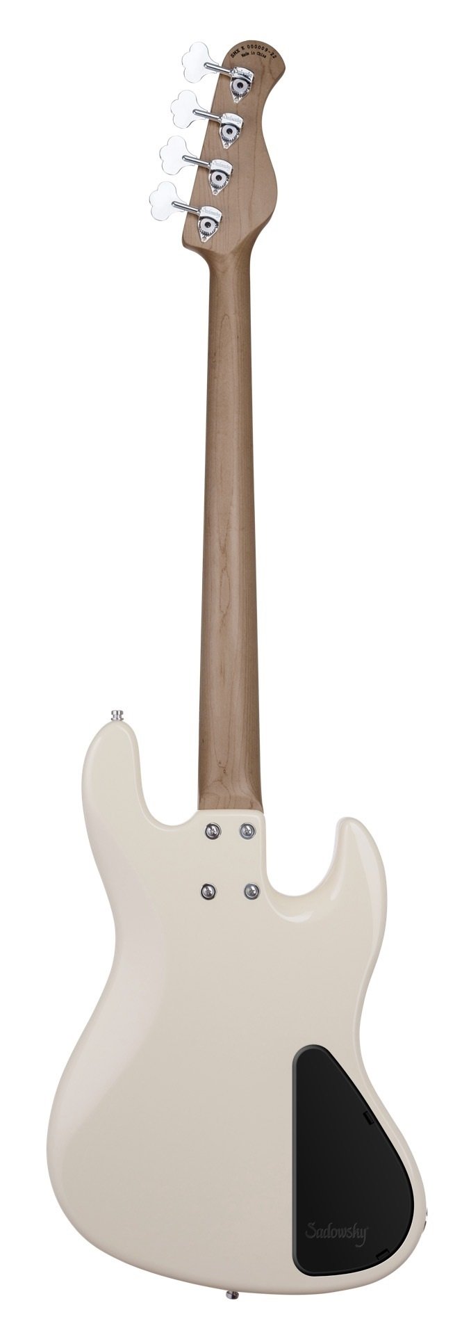 MetroExpress 21-Fret Hybrid P/J Bass, Morado Fingerboard, Lefthand, 4-String - Solid Olympic White H