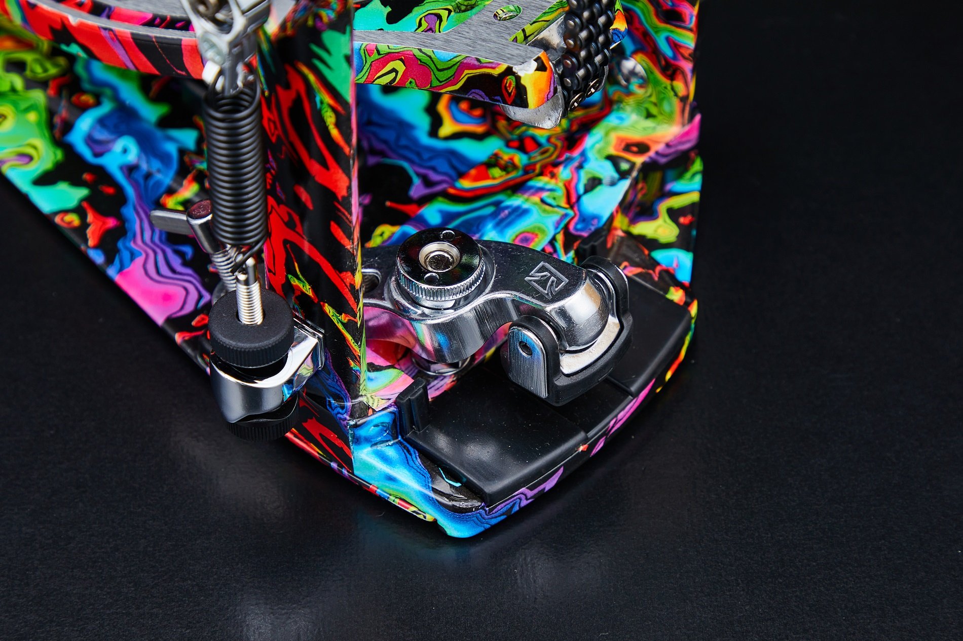 50th Limited Iron Cobra Marble Psychedelic Rainbow Rolling Glide Single Pedal