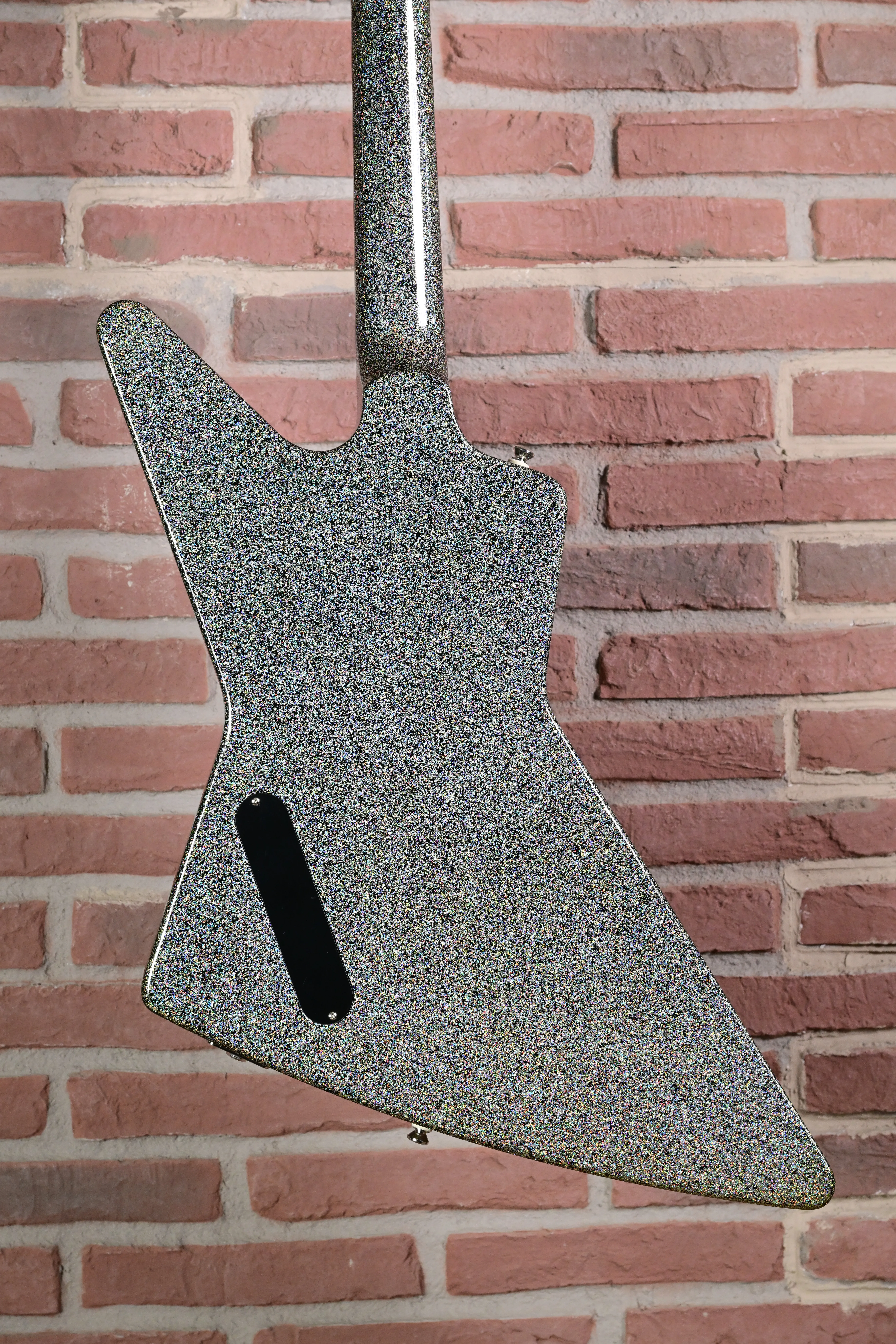 Lzzy Hale Explorer Custom Black Diamond Holographic Sparkle