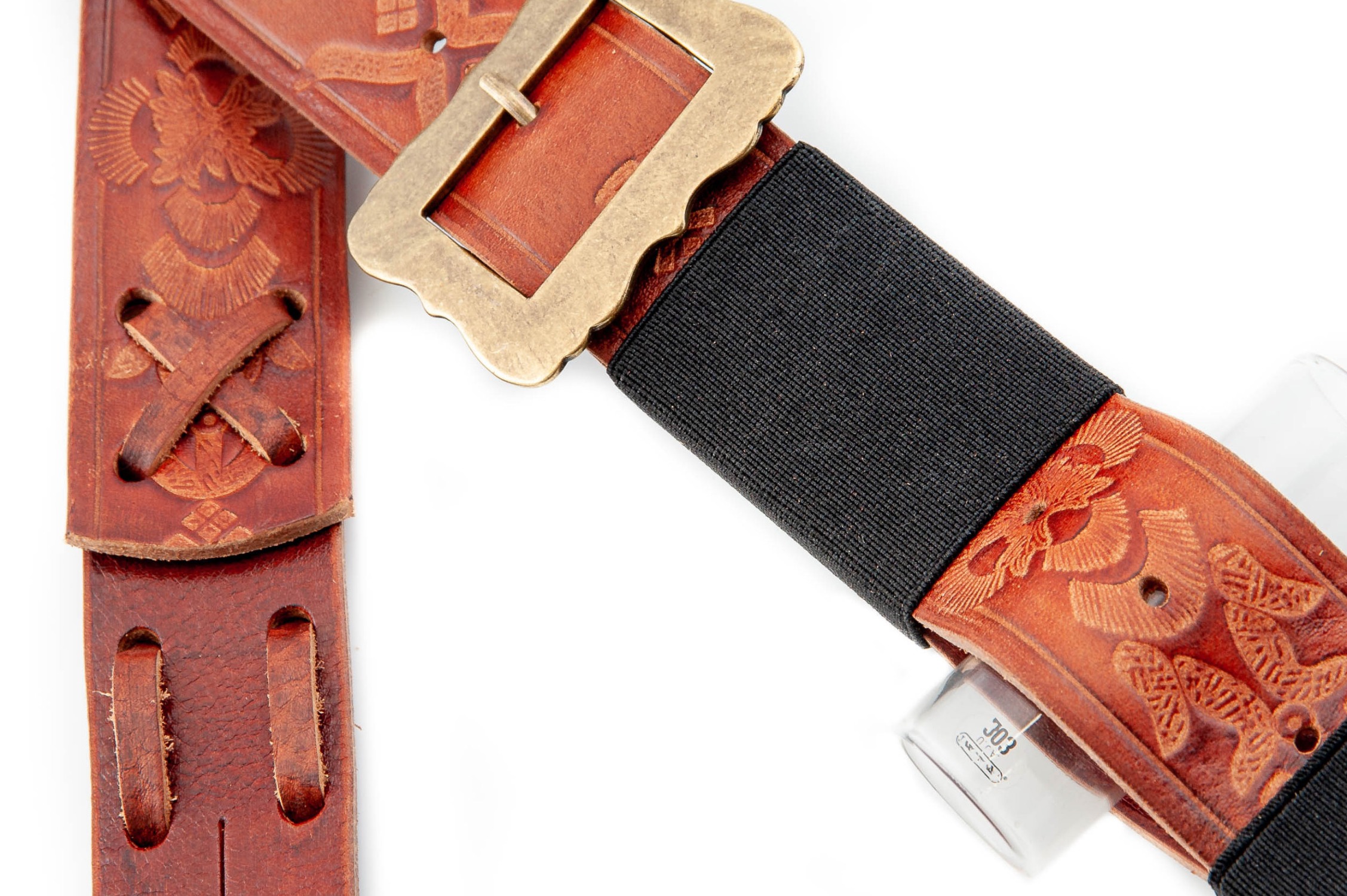 Legend B.M. Bohemian light brown Guitar Strap