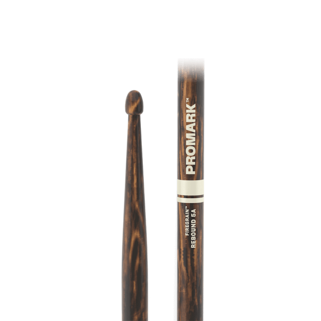 Rebound 5A FireGrain Hickory Drumstick, Acorn Wood Tip, 4-Pack