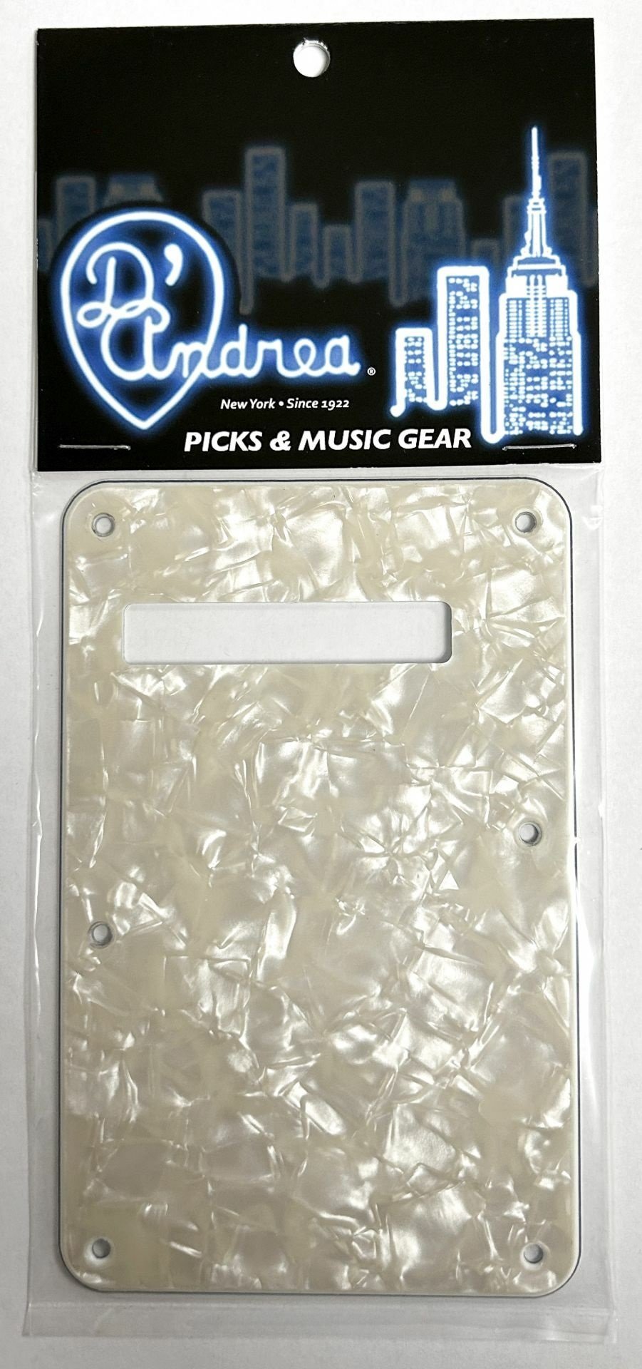 ST-Style Tremolo Back Plate (DPP ST VNP BP), Vintage Pearl
