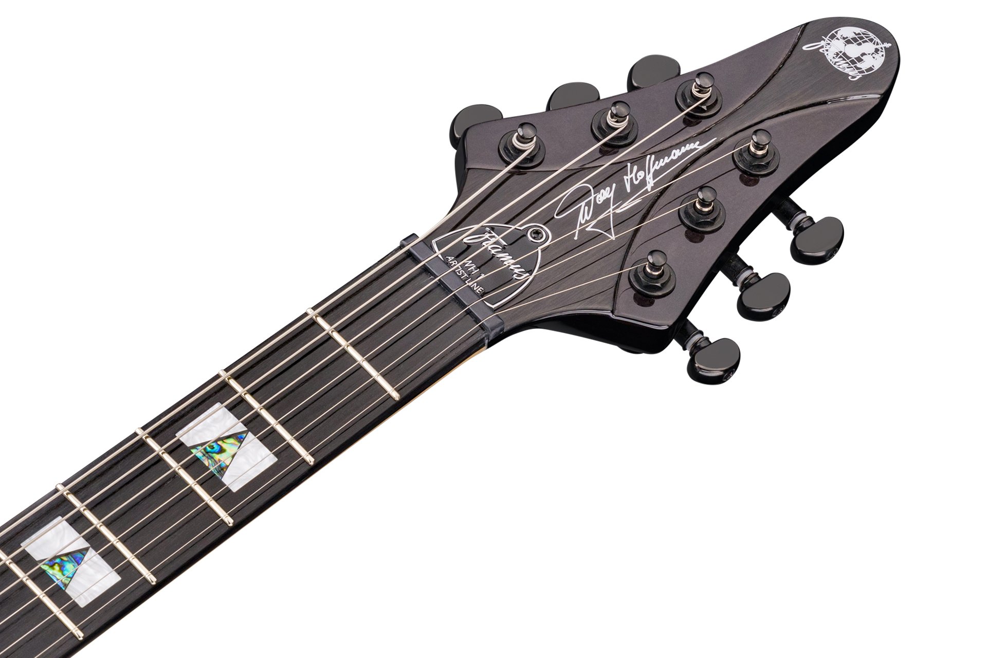 Artist Line Breaker WH-1 - Nirvana Black Transparent High Polish E-Gitarre