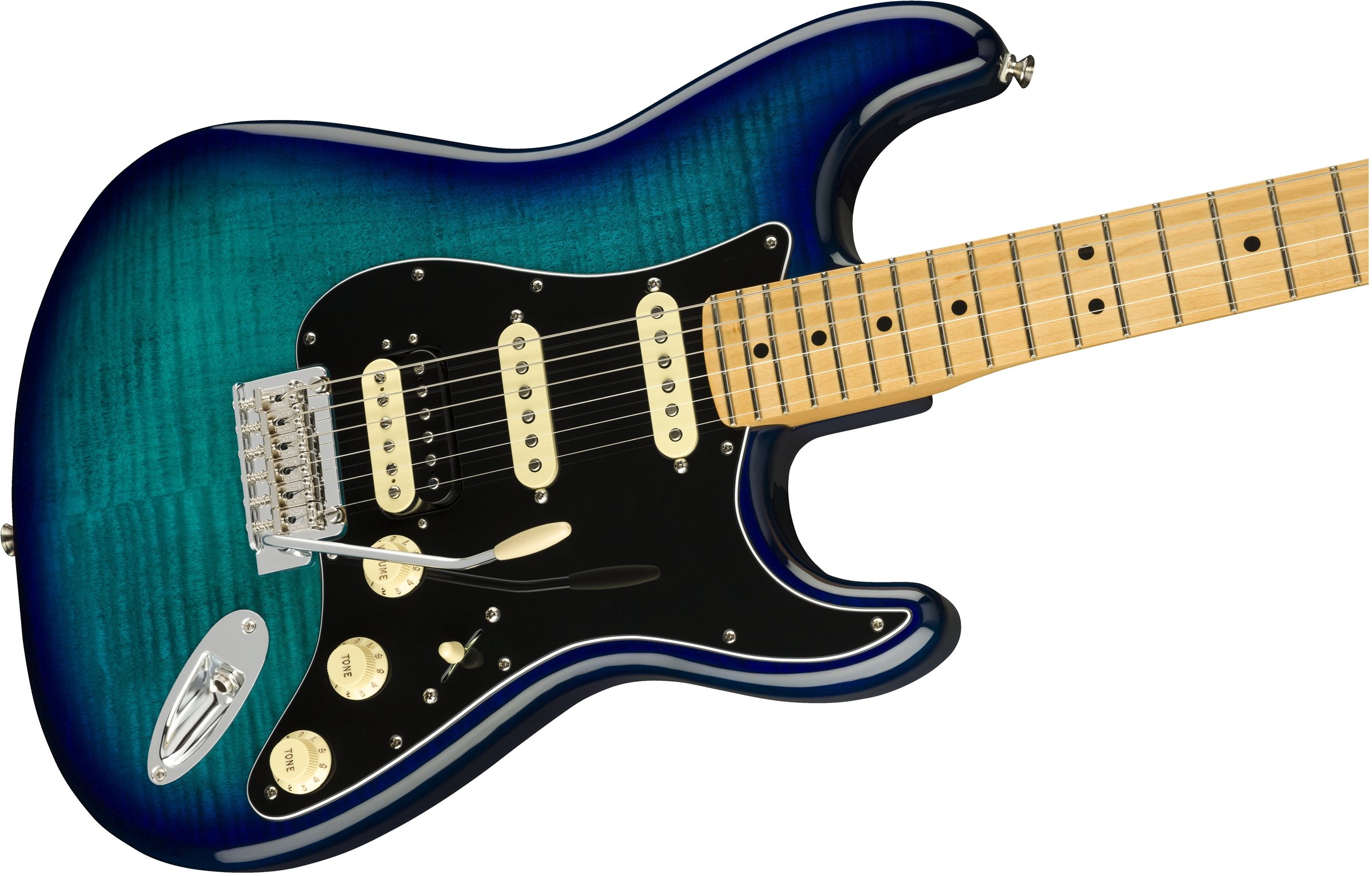 Ltd Player Stratocaster® HSS Plus Top, Maple Fingerboard, Blue Burst