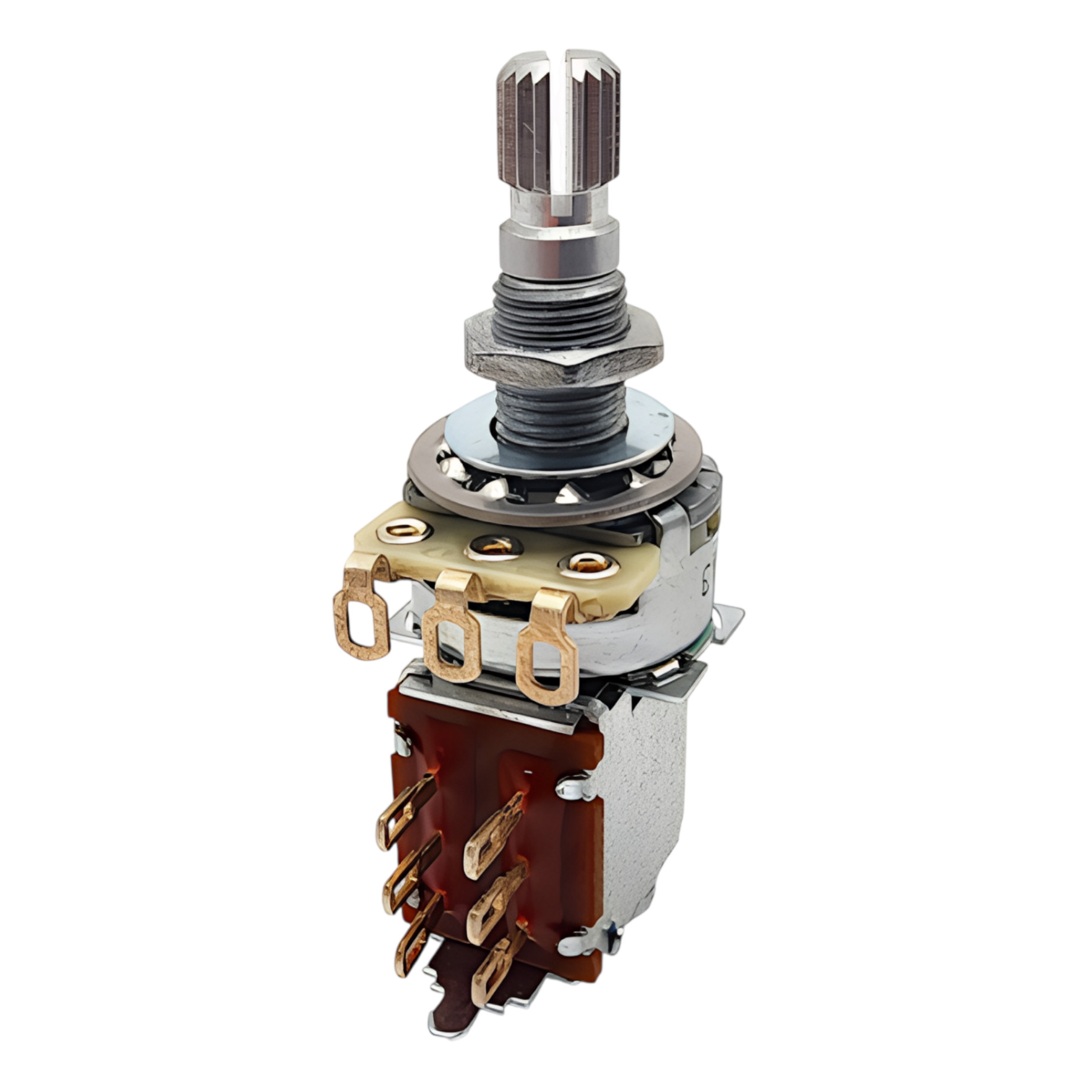 Mono Potentiometer 30A250K Push/Pull DPDT (250K-30A-PP-KP) 