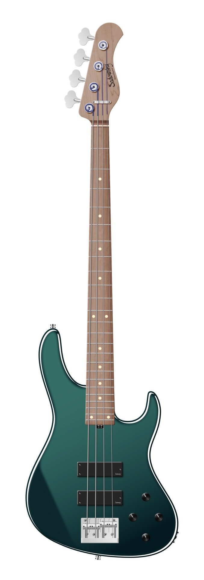 MetroExpress 24-Fret Modern Bass 4 Sherwood Green Metallic