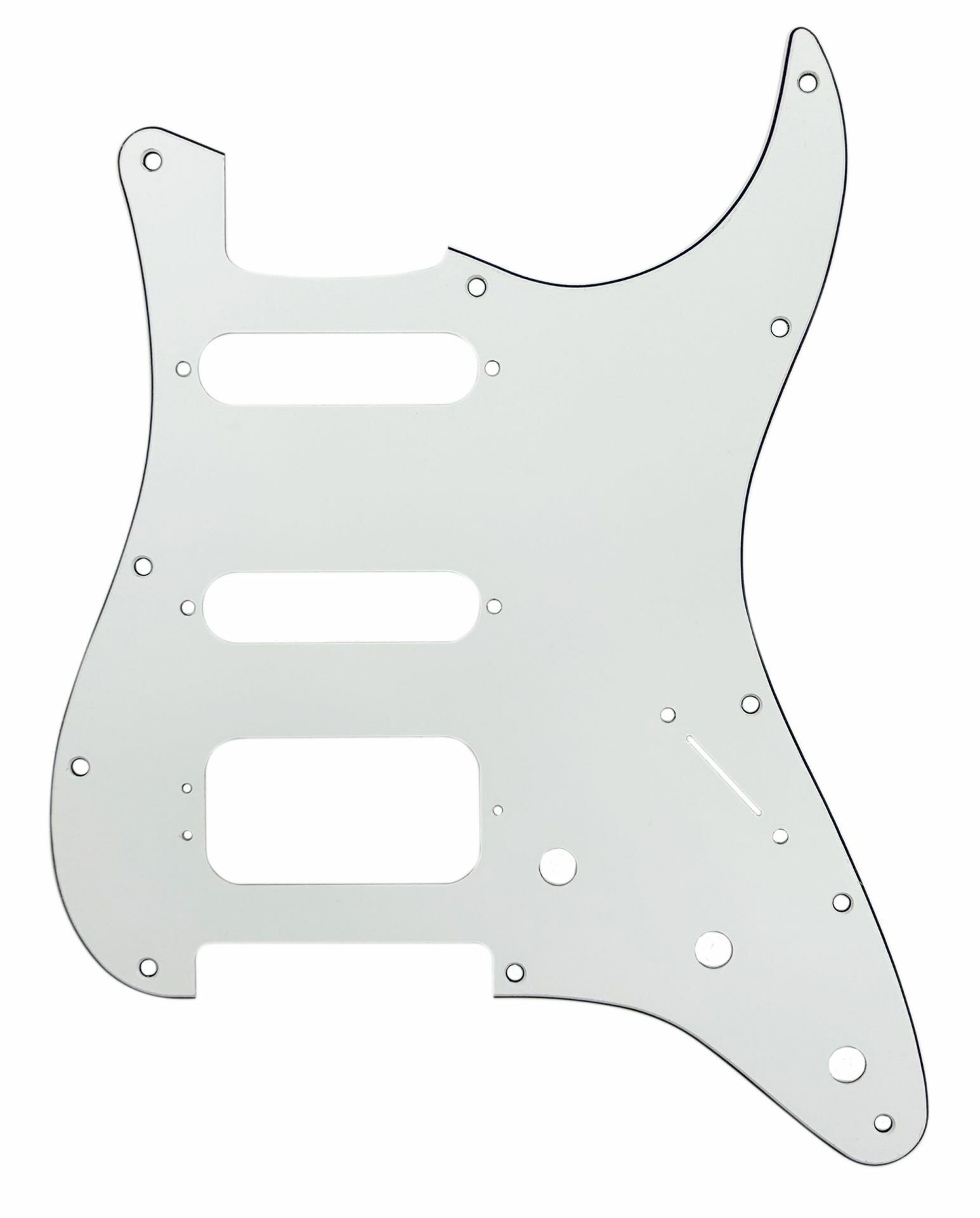 ST-Style HSS Pickguard (DPP ST WBW HSS), White