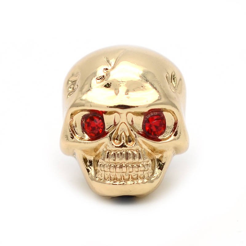 Guitar Knob Gold Skull