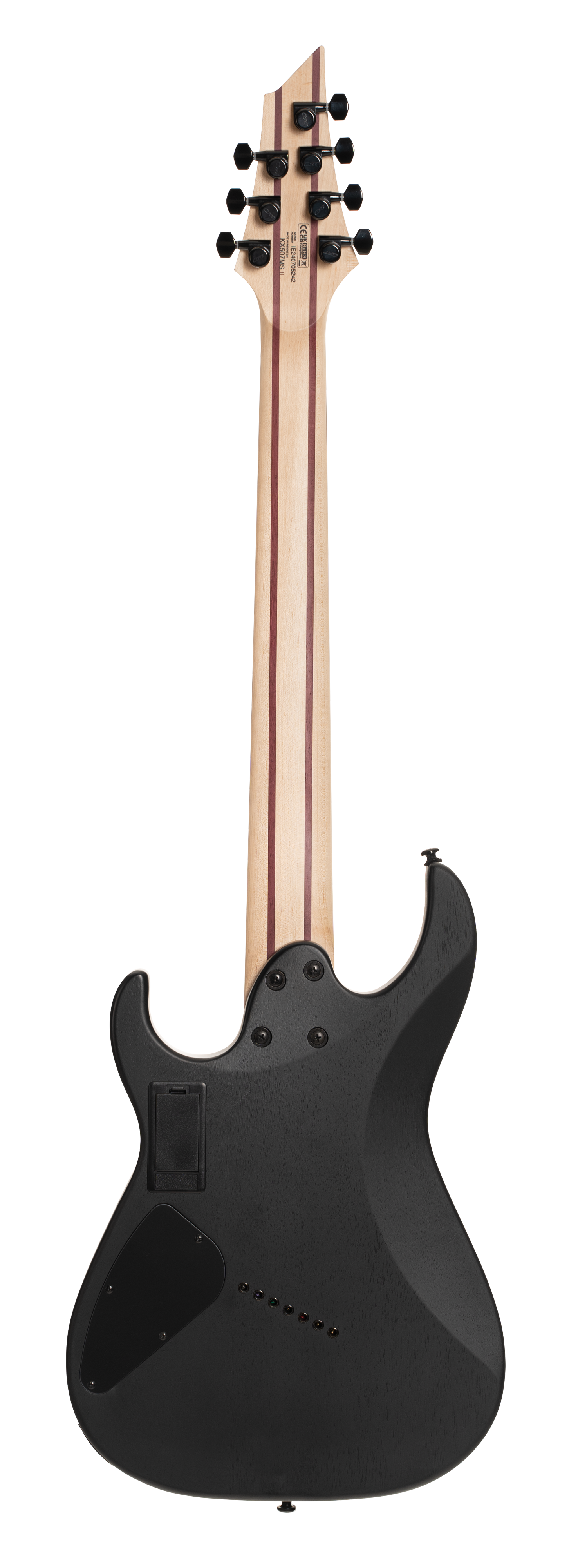 KX507MS Pale Moon Ebody Natural Black Burst Multiscale E-Gitarre