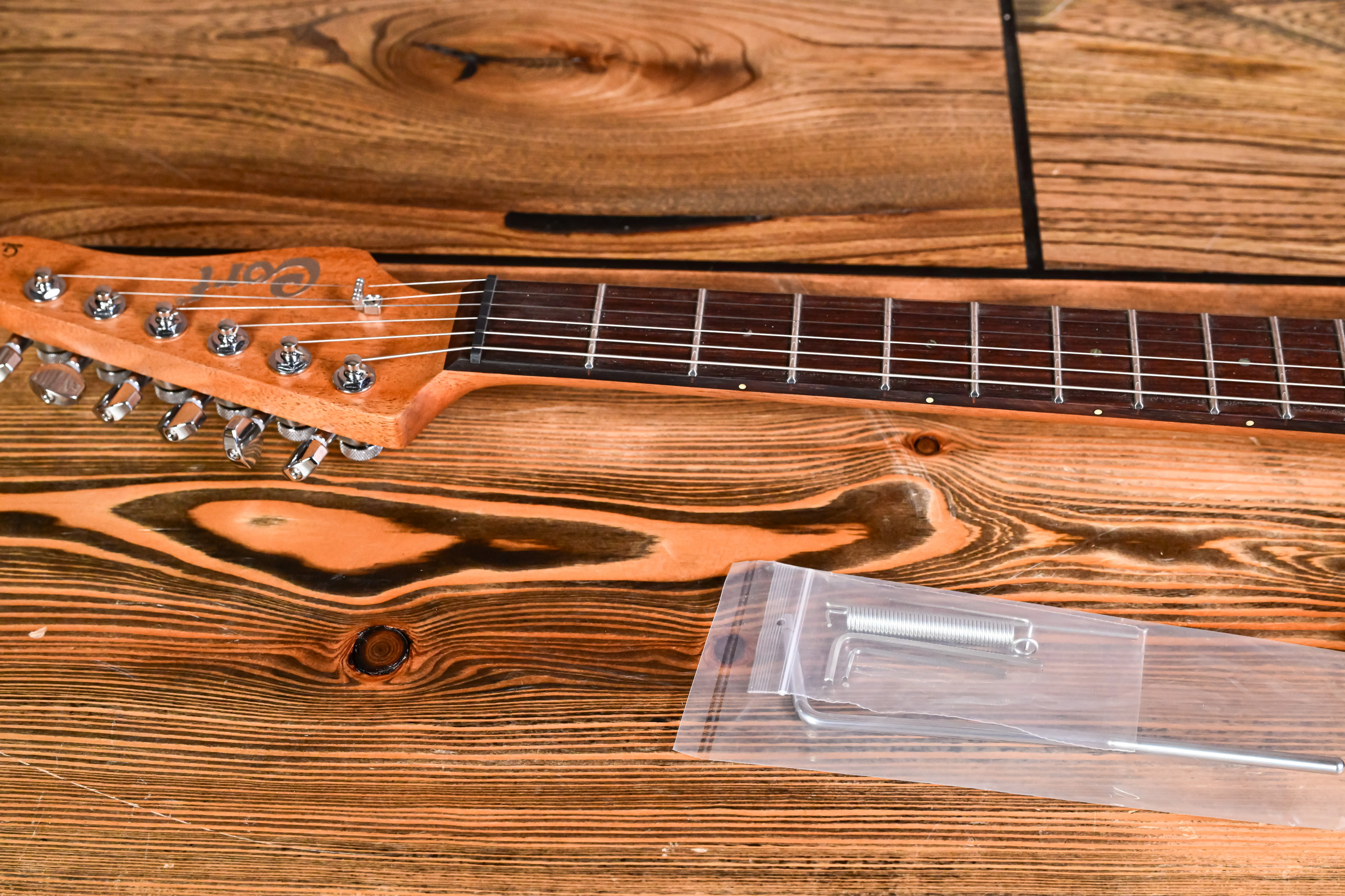 G300 RAW E-Gitarre Natural Satin