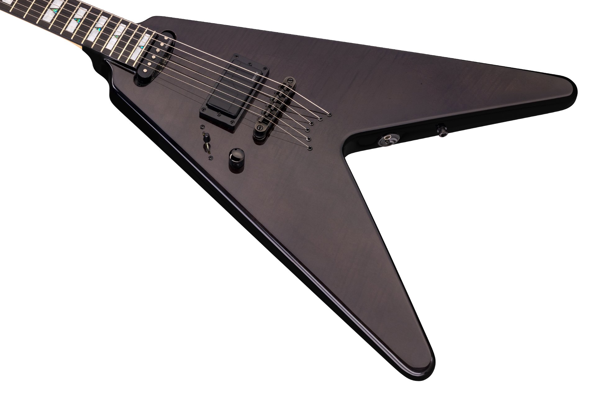 Artist Line Breaker WH-1 - Nirvana Black Transparent High Polish E-Gitarre