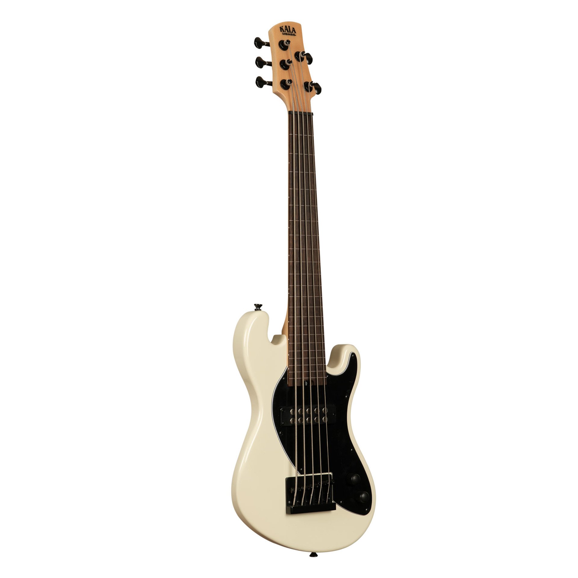 U-Bass Solid Body 5-String, Fretless Sweet Cream with Bag