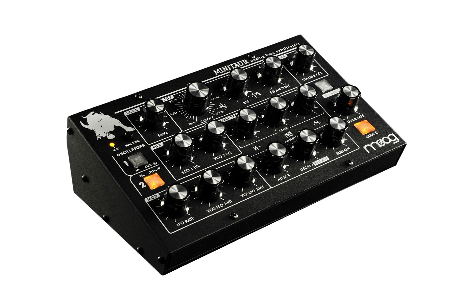 Moog Minitaur Dreiviertelansicht: ¾ Perspektive