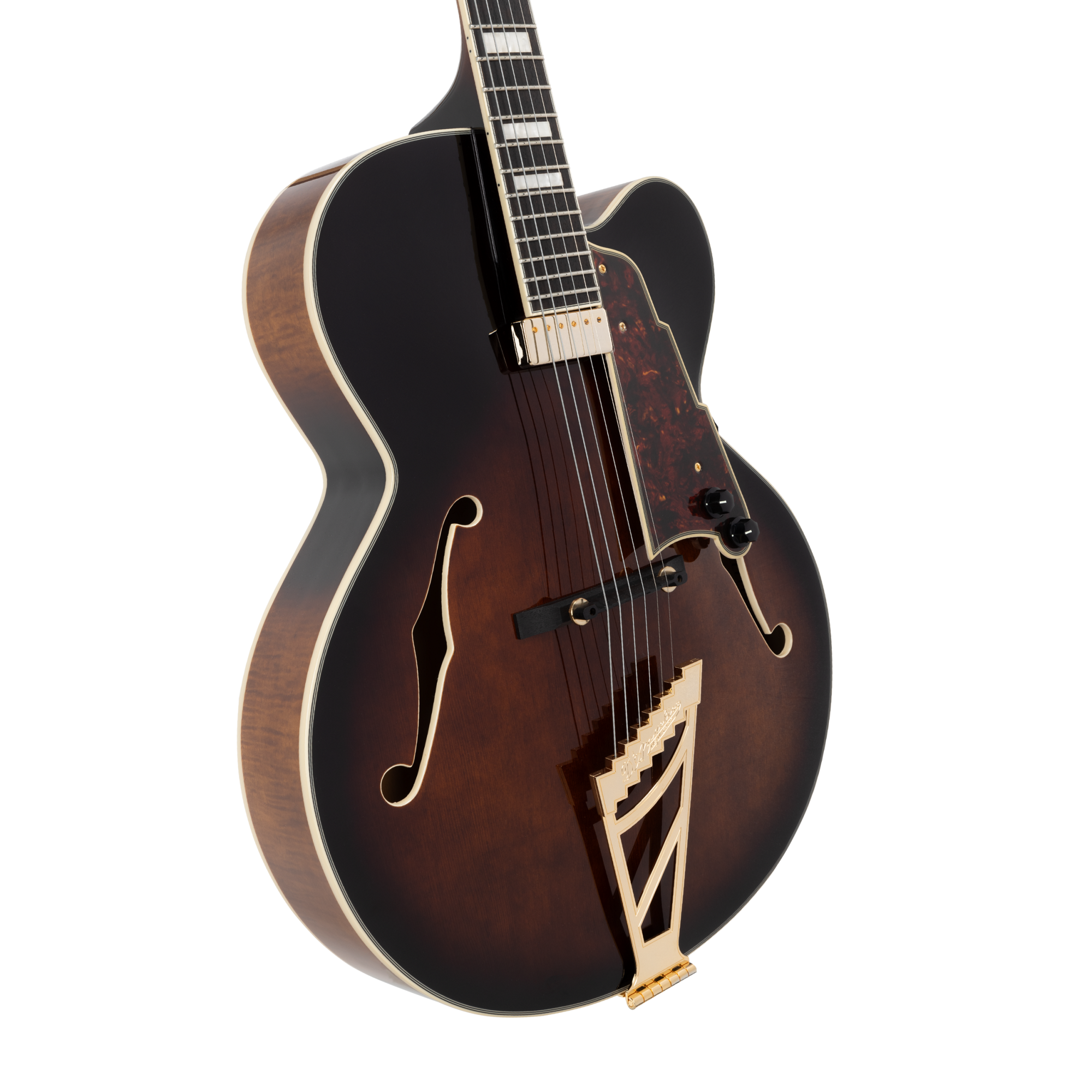 Premier EXL-1 Brown Burst Hollowbody E-Gitarre 