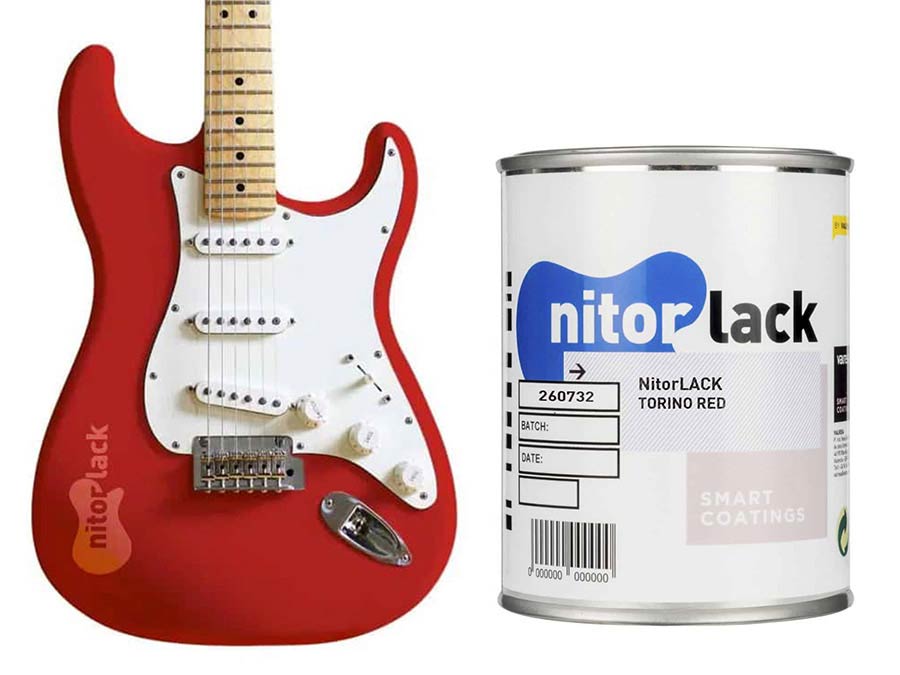 Nitrocelluloselack Torino Red- 500ml Dose