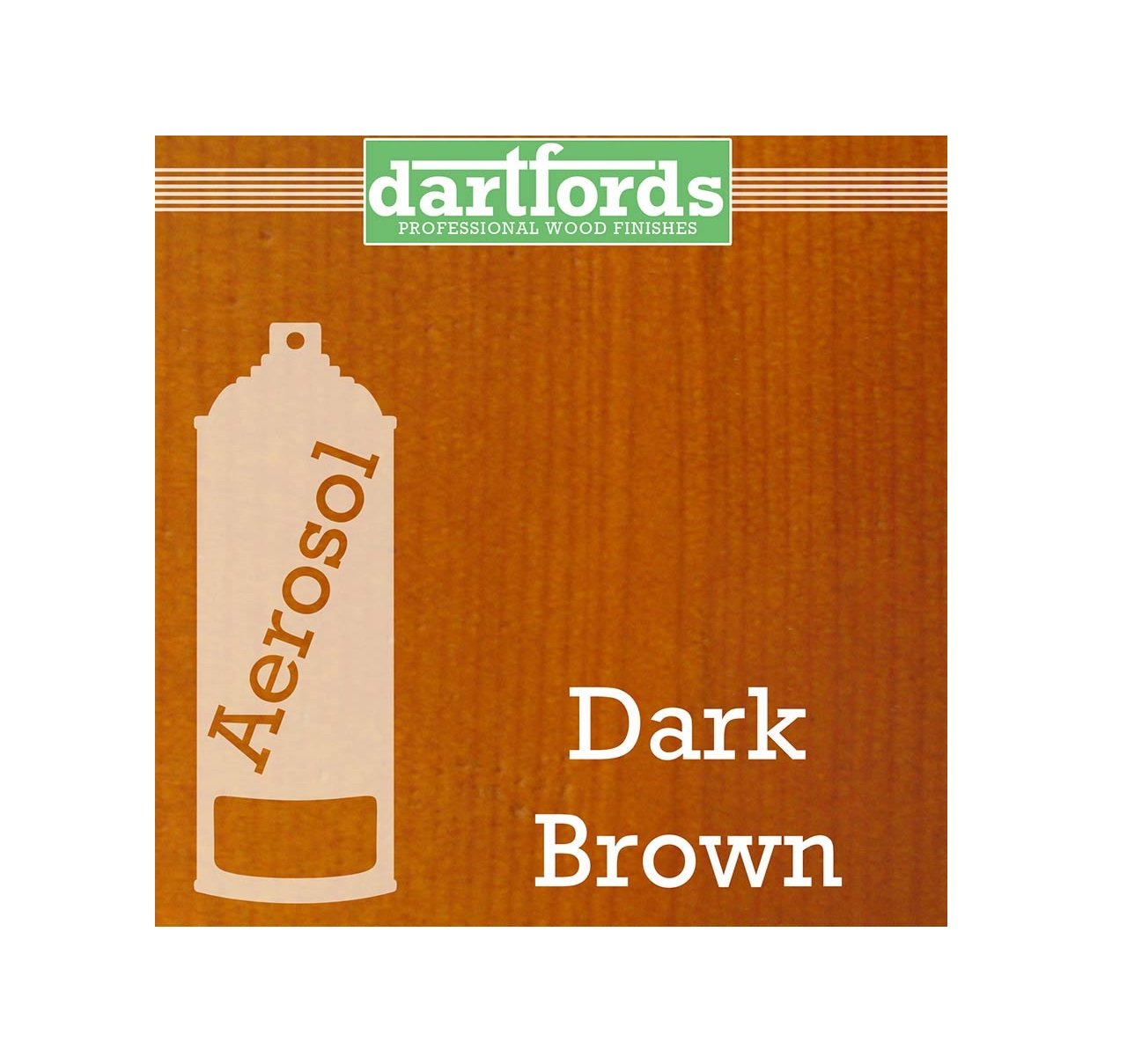 Nitrocelluloselack Dunkelbraun - 400ml Aerosol