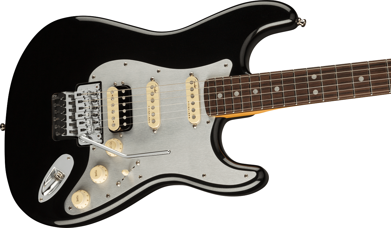 Ultra Luxe Stratocaster® Floyd Rose® HSS, Rosewood Fingerboard, Mystic Black