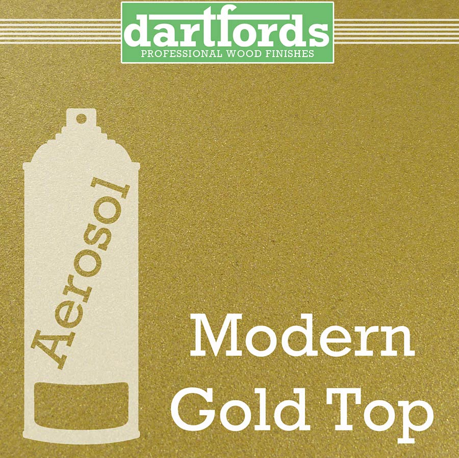 Nitrocellulose Metallic Gold Top - 400ml Aerosol