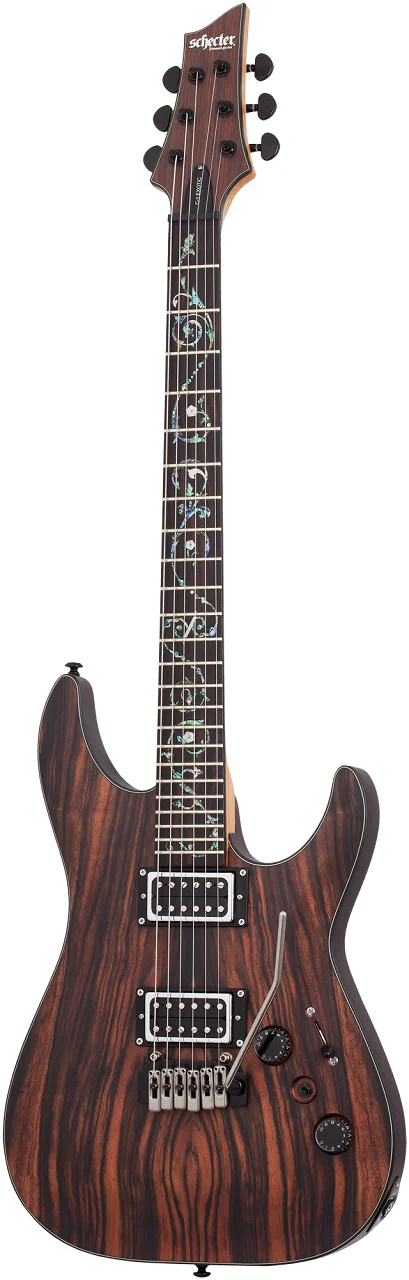 C-1 Exotic Ebony Natural Satin E-Gitarre