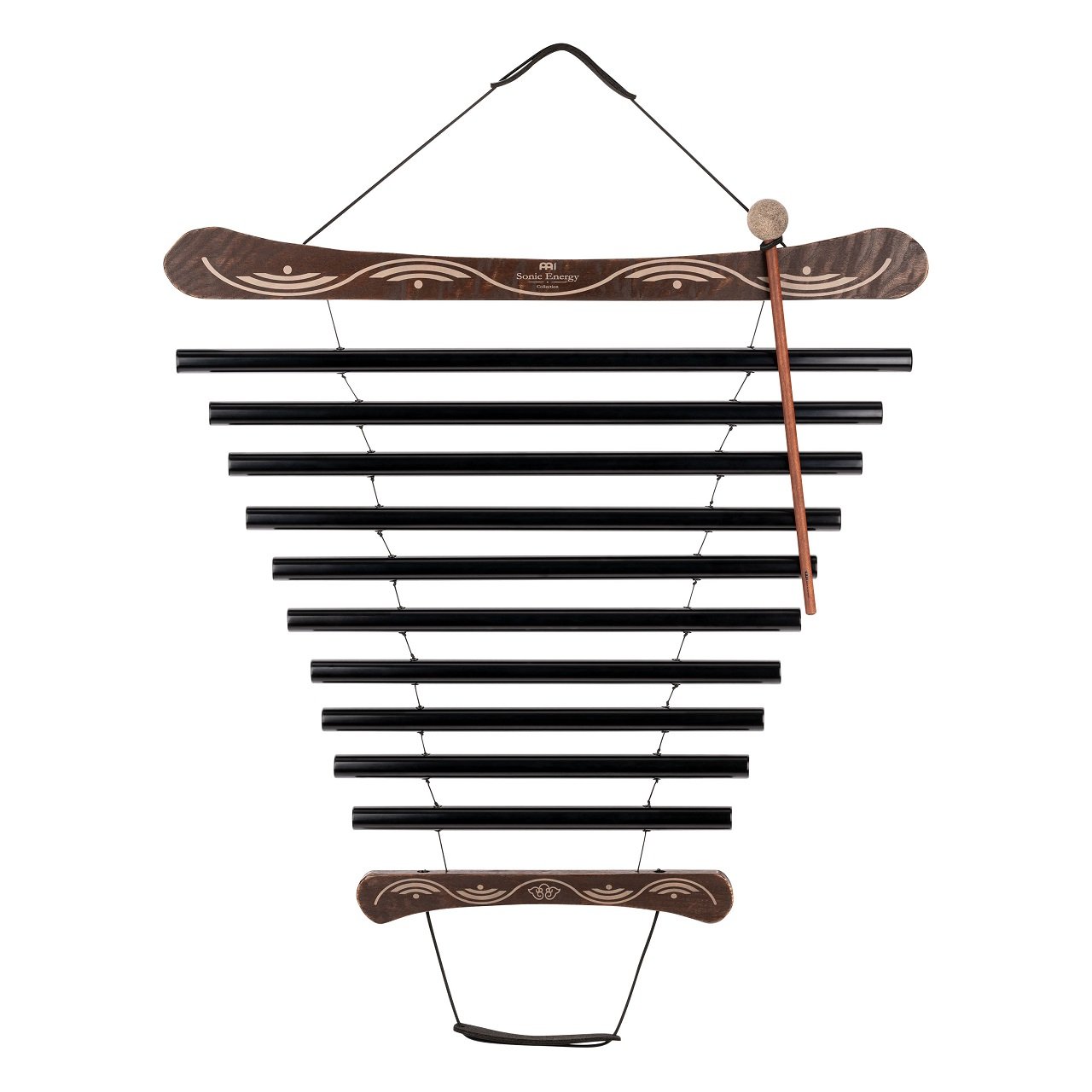 MFC10EMIBK Meditation Flow Chime, 38"/ 95cm, E Moll, Schwarz