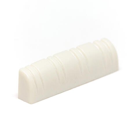 TUSQ PQ-1530-00 - Mandolin Nut, Flat, Slotted, 11/32" height