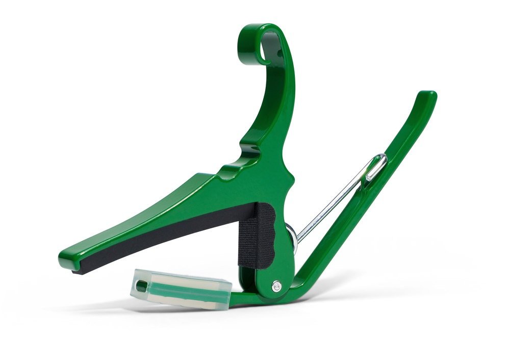KG6EG Quick-Change Acoustic Capo - Emrald Green