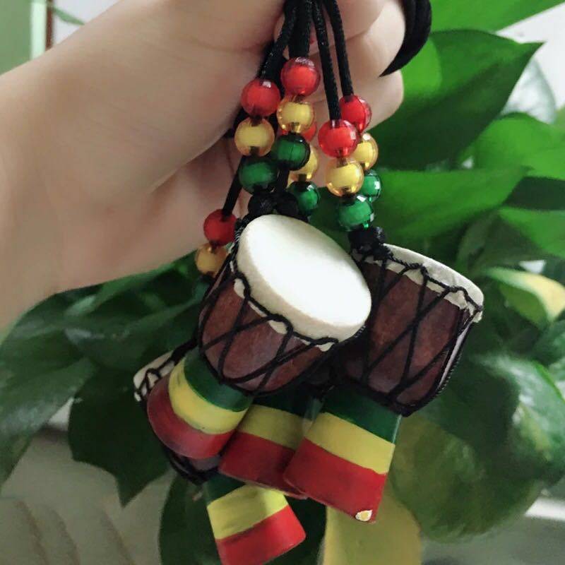 Mini African Drum Pendant