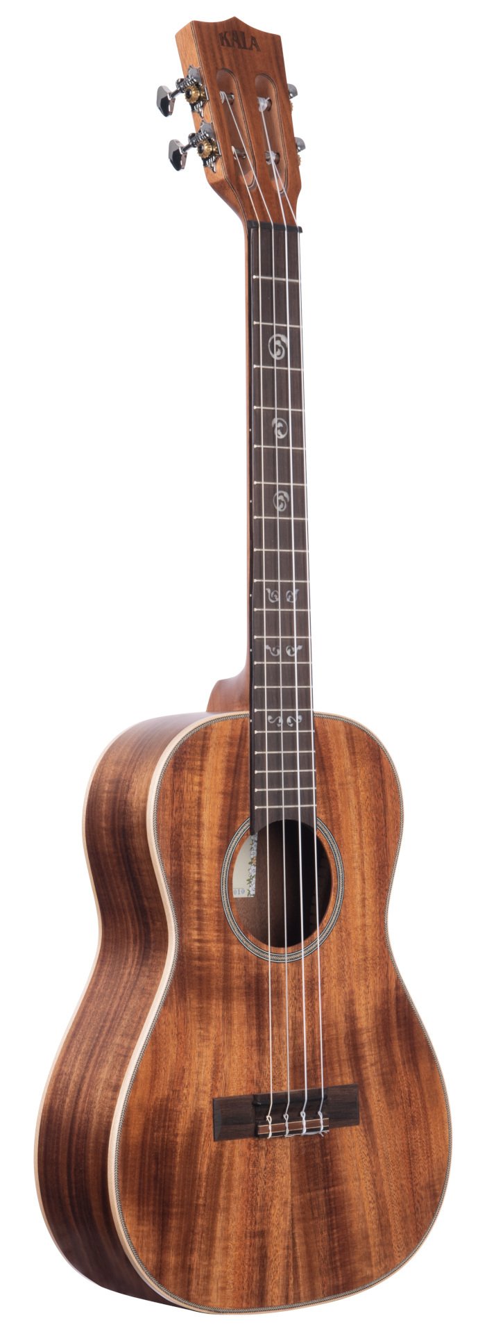 All Solid Acacia Baritone Ukulele, with Case (UC-B)