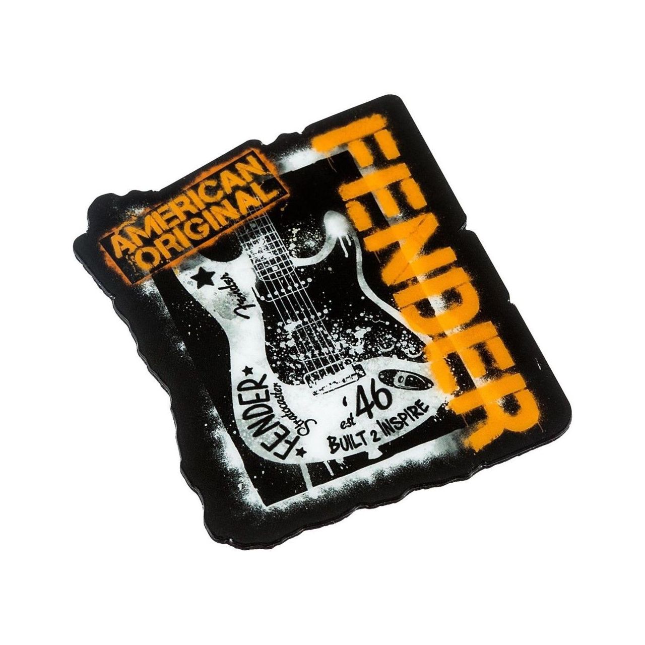 Spray Paint Guitar Graffiti Magnet 