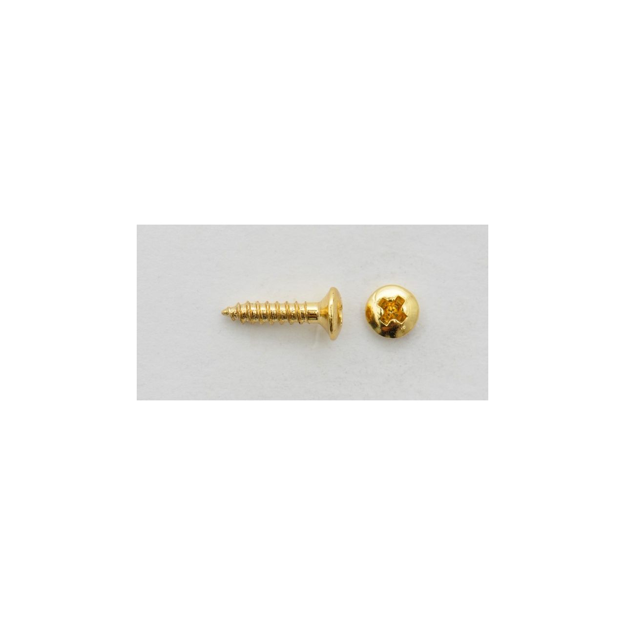 SR05G Humbucker Rahmenschraube, kurz, 2,2 x 9,5 mm, gold