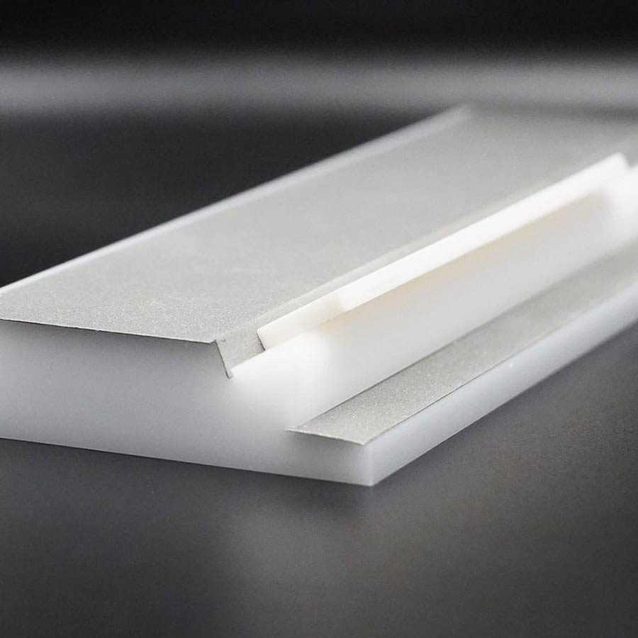 Arbeitstisch für Muttern und Sättel, Oberflächen mit Diamantkörnung 600, Gehäuse aus Polyacetal mit 