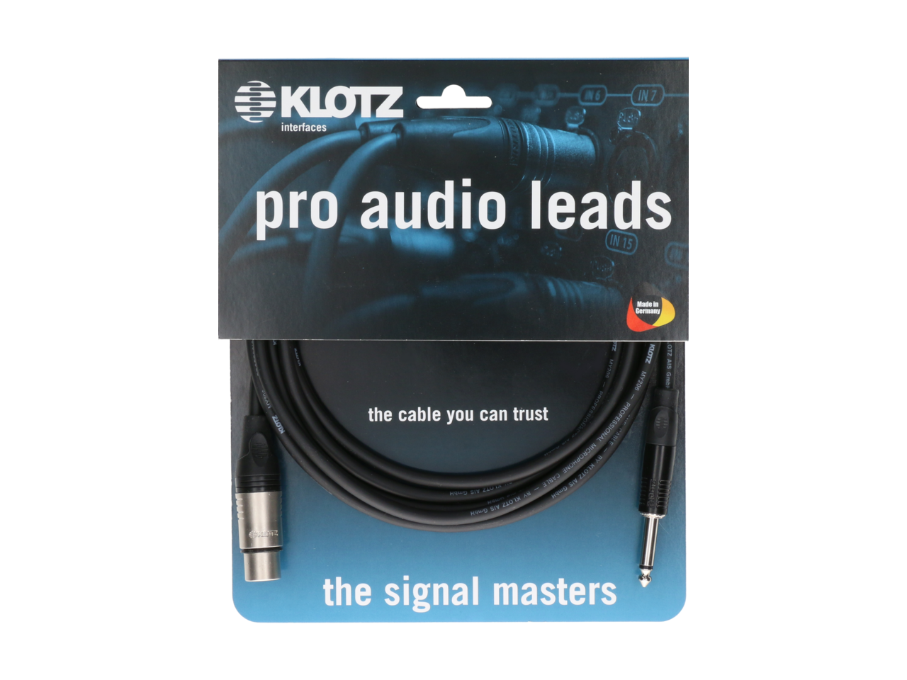 Pro Audiokabel, female XLR - 5 m - KLOTZ