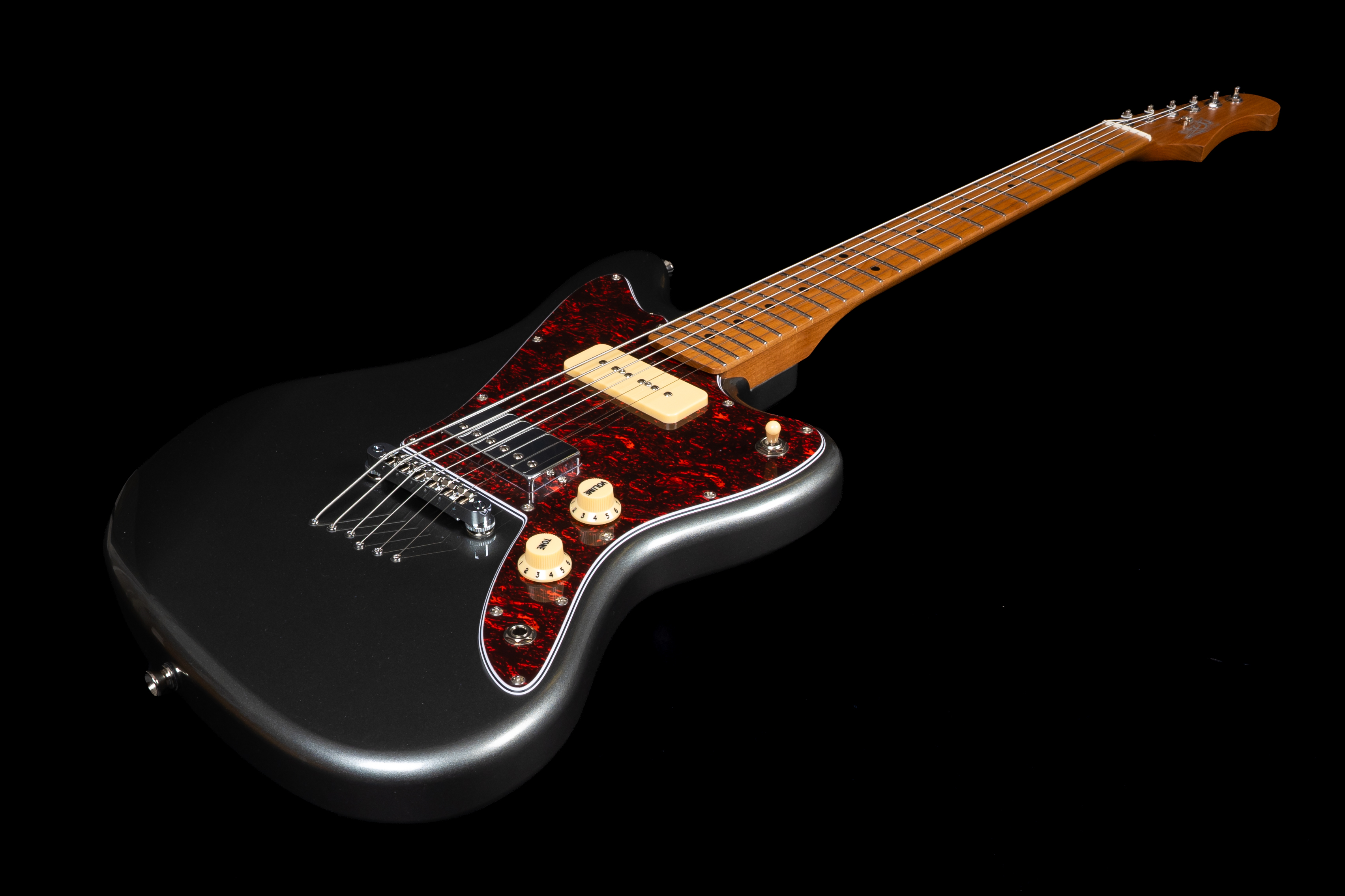 JJ-350 Baritone Charcoal E-Gitarre