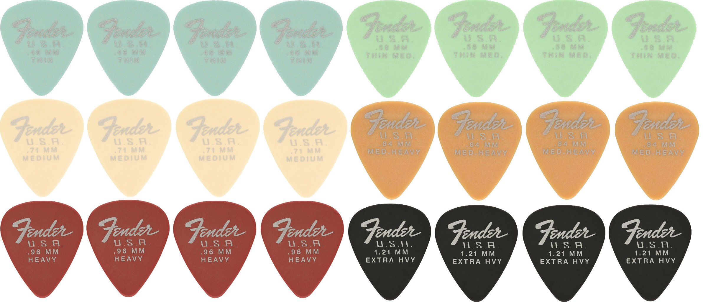 Dura-Tone 351 Picks, 24 Mix