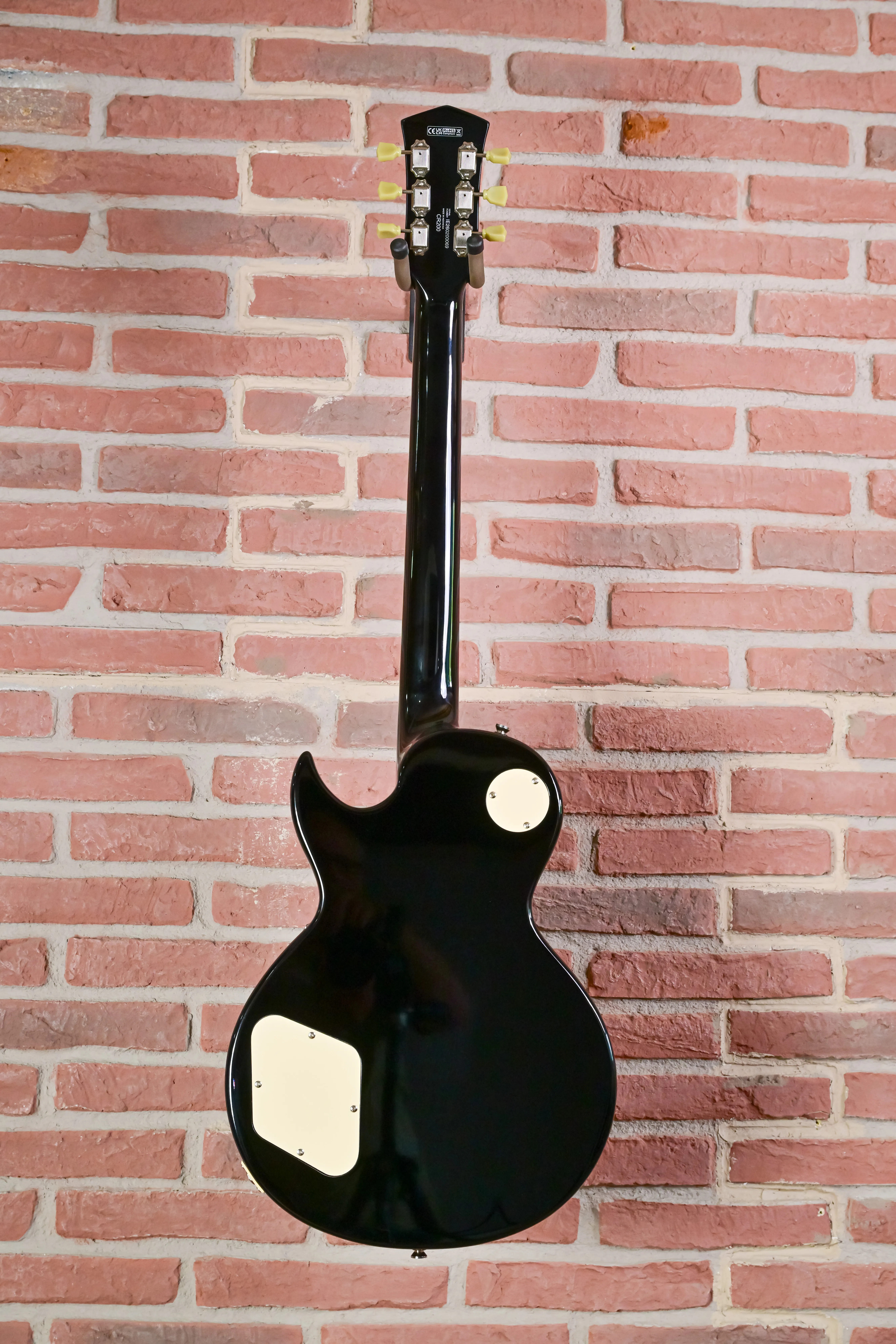 CR200 Single-Cut E-Gitarre Schwarz