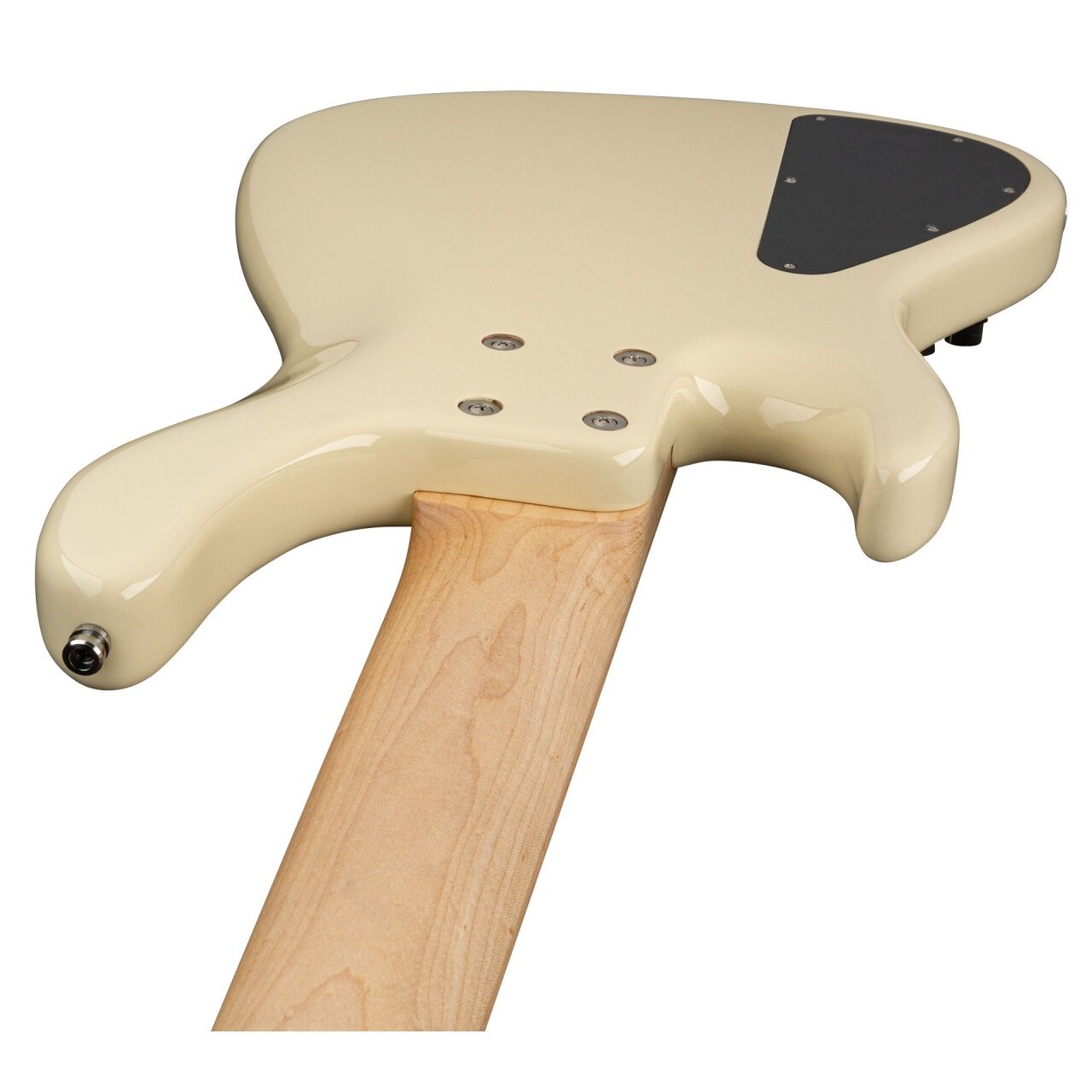 MetroLine 24-Fret Vintage J/J Bass, Swamp Ash Body, 5-String - Solid Olympic White High Polish