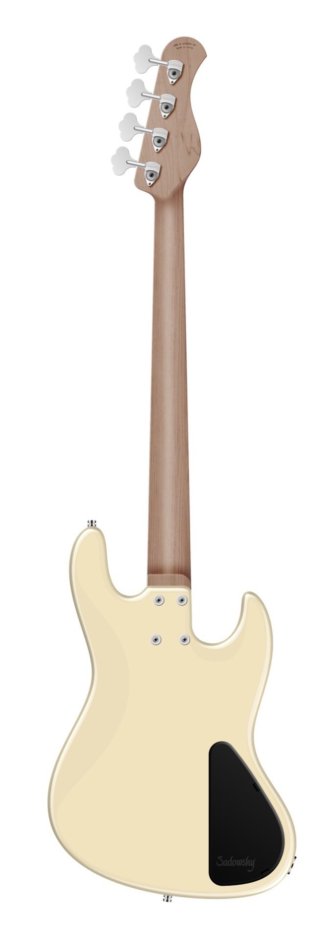 MetroExpress 21-Fret Vintage M/J Bass, Morado Fingerboard, Lefthand, 4-String - Solid Olympic White 