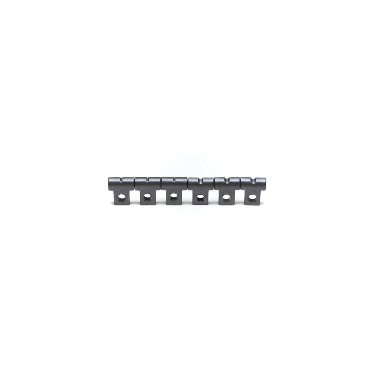 SS Saddle AVT2 Wrap-around Bridge (6 Stück), mit Kerbe