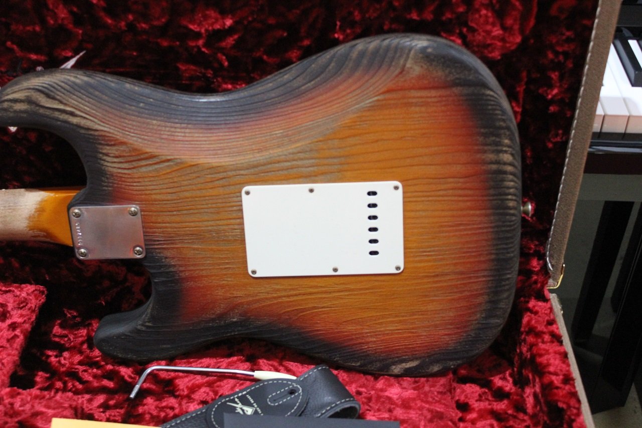 Sand Blast Stratocaster, Heavy Relic, 3-Color Sunburst Masterbuilt by Paul Waller