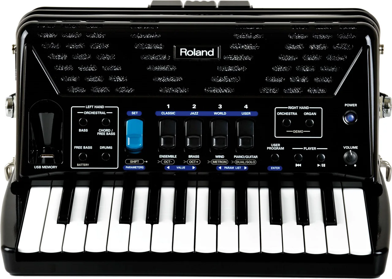 FR-1X BK V-Accordion