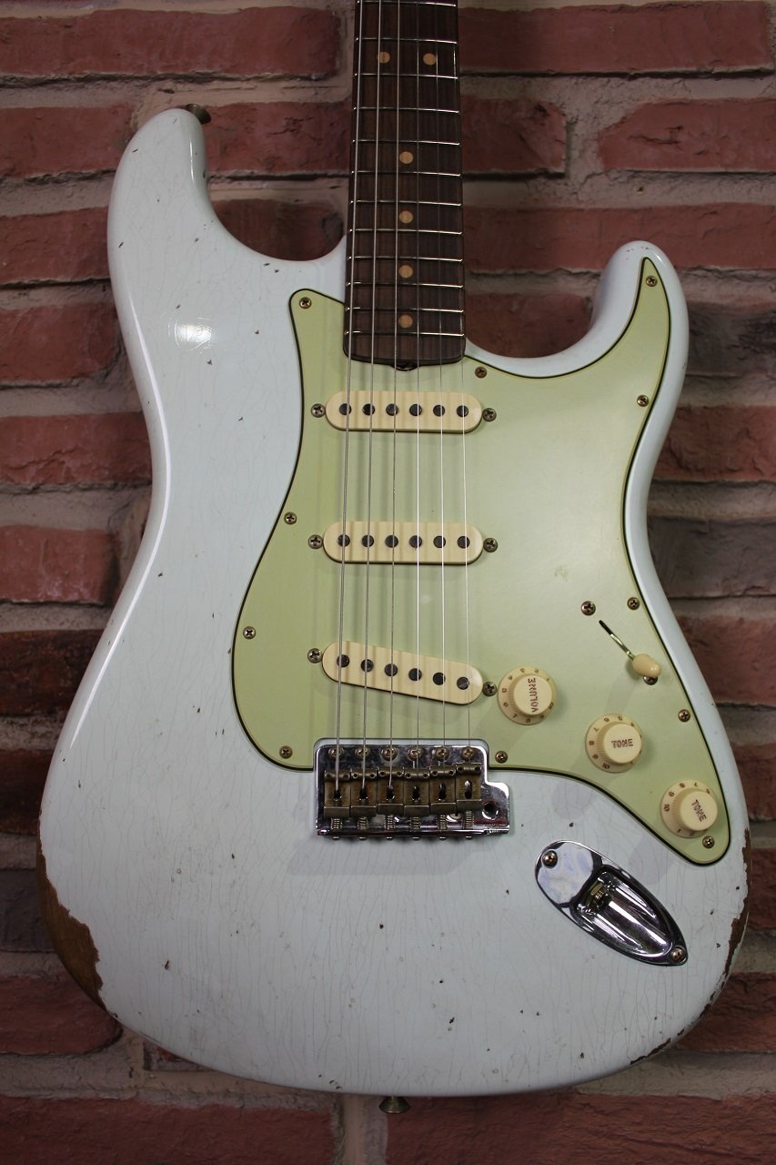 Ltd '63 Stratocaster Relic, Faded Aged Sonic Blue