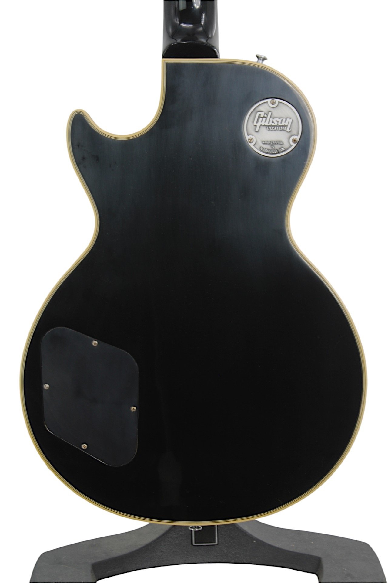 Les Paul Custom Ebony with Antique Binding, VOS NH