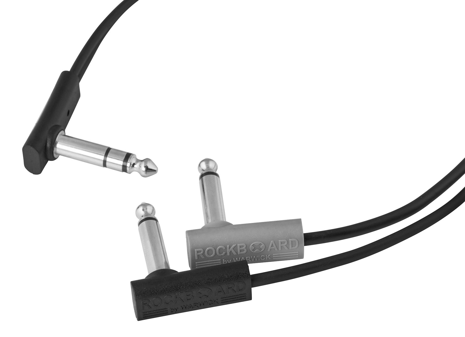Flat Patch Y-Splitter Cable 20 cm Black