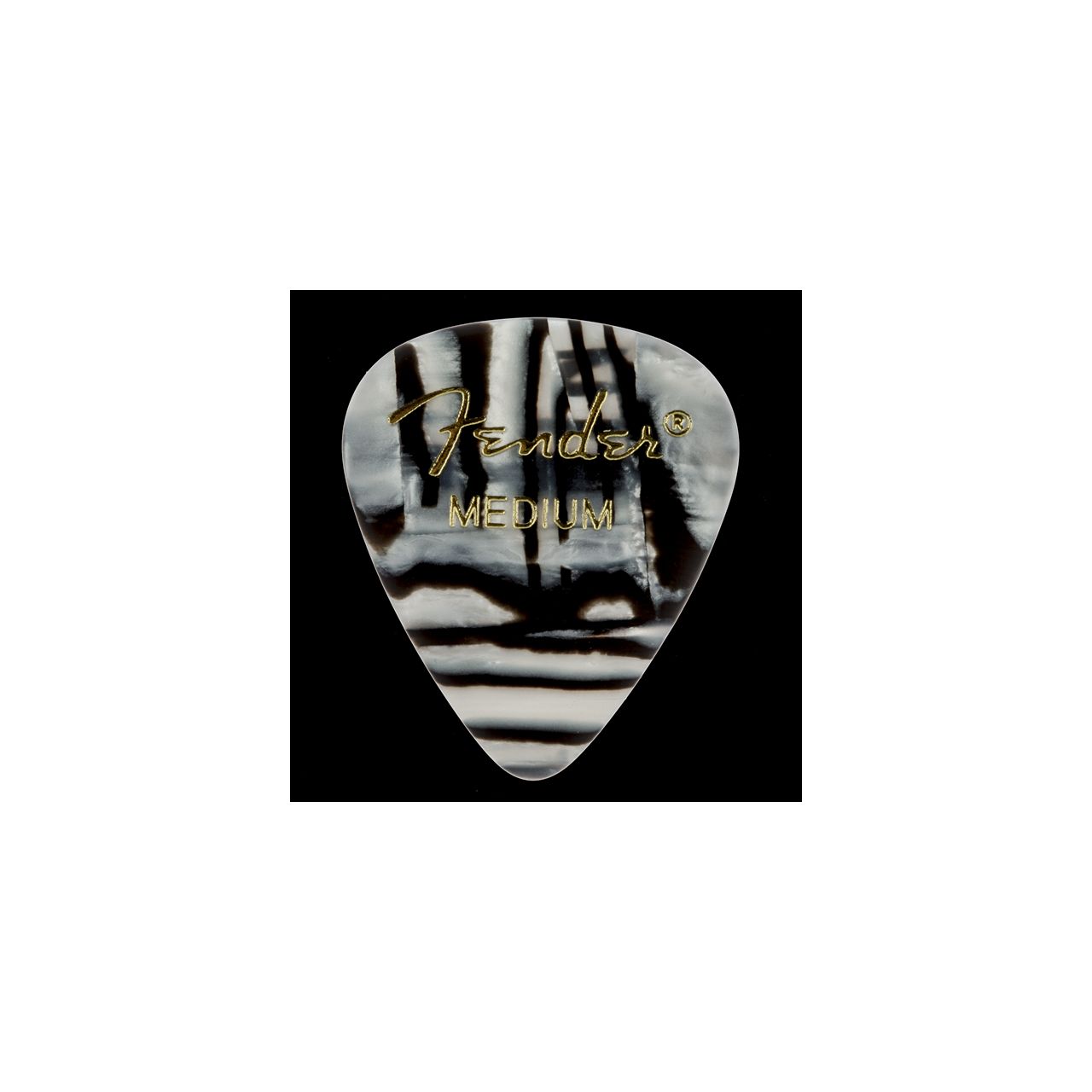 351 Shape Premium Picks, Medium, Zebra, 12 Pcs.