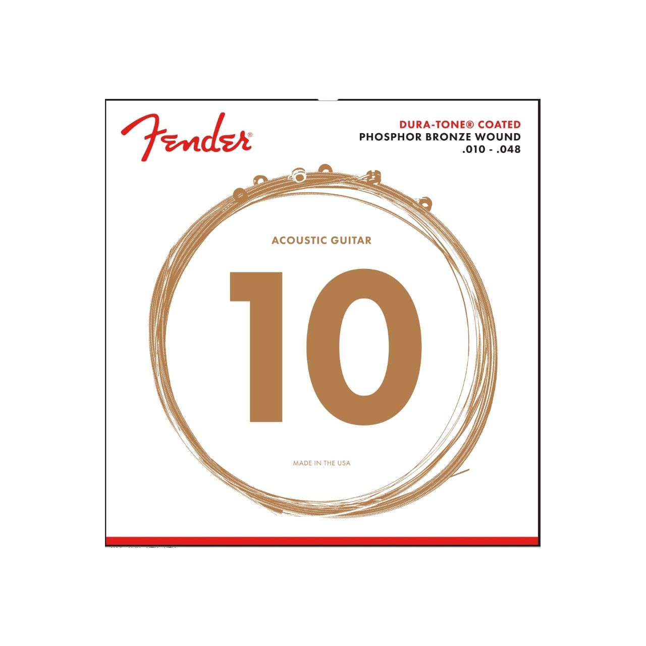 860XL Phosphor Bronze Dura Tone® Coated 10-48