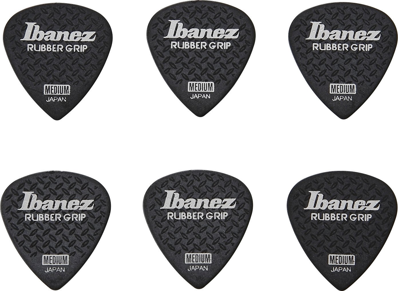 PPA16MRG-BK Picks Rubber Grip 6er Pack