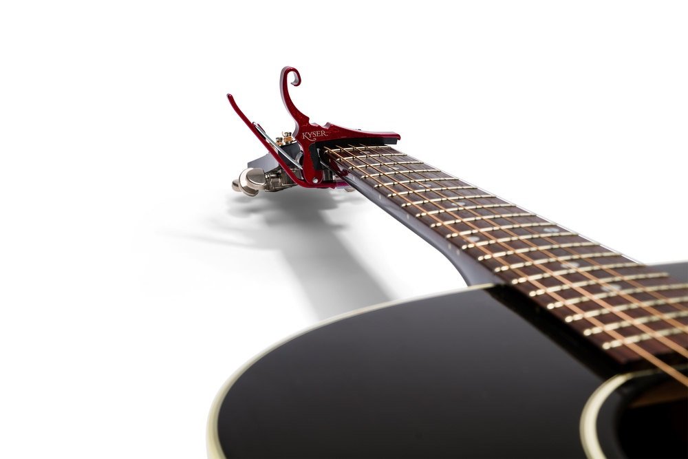 KG6RA Quick-Change Acoustic Capo - Rubinrot