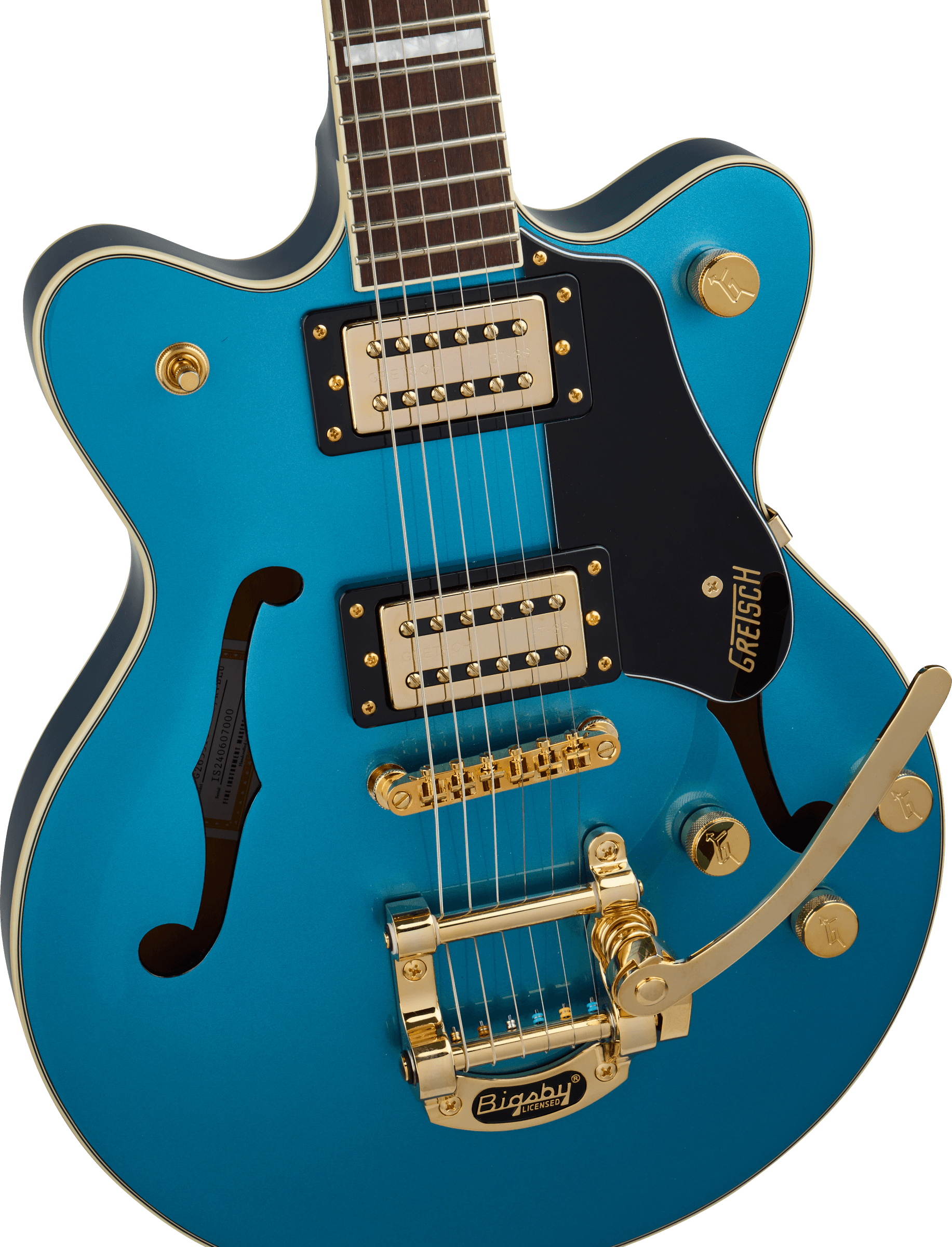 G2655TG Streamliner Center Block Jr. Double-Cut LTD  Riviera Blue