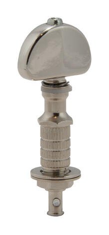 115N - Perma Tension Tenor Banjo Pegs, Metal Button, Set of 4 - Nickel